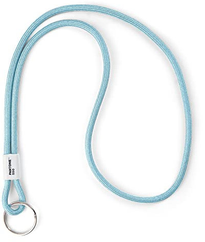 Pantone Design-Schlüsselband Key Chain Long | Schlüsselanhänger robust und Farbenfroh | lang | Light Blue 550