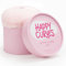 HAPPY CURVES Comfort Powder Puff - Large Powder Puff for Body Powder Applicator with Storage Container, Compatible with Talcum Free Women (Powder Sold Separately)