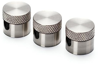 ORION LIGHTSTYLE Wand- und Deckenpin, 3 Stück, (Ø 19 mm), Höhe 18 mm, Kabelhalter als Deckenbefestigung für Textilkabel, Nickel