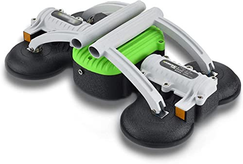 YOGAYE Industrial Electric Tile Tiling Machine Rechargeable Electric Handheld Tile Vibrator W/ 4-Suction Cup Auto Tile Leveling