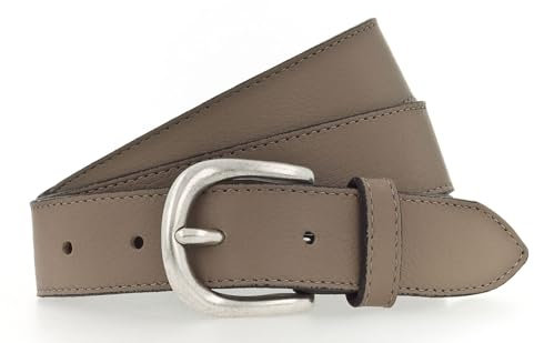 Vanzetti 30mm Leather Belt W95 Taupe