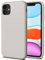 TAXXOE Silicone Case with iPhone 11 Case Soft Ultra Slim Protective Shockproof Liquid Silicone Phone Case,Anti-Scratch Microfiber Lining，6.1 inch-Gray