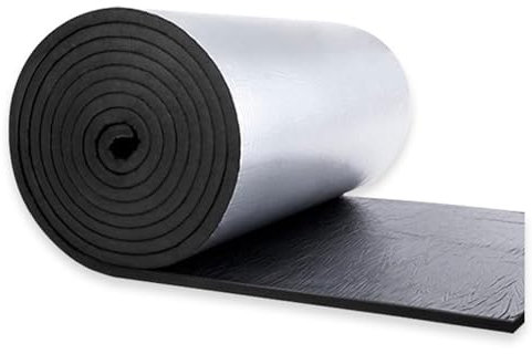 Isolierfolie Winterschutz Alu Folie Isolierung Selbstklebend Kälteschutzfolie Heizkörper Reflexionsfolie mit Schaum, Wärmereflektierende Folie Heizung für Decke, Wand und Fassade, 5mm Dicke ( Size : 1