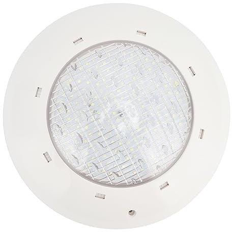 Topyond Lámpara para Piscina - Iluminación Subacuática LED Impermeable De Plástico IP68 - Luz Blanca Brillante - Ideal para Piscinas Enterradas Luces LED para Piscinas(12W)