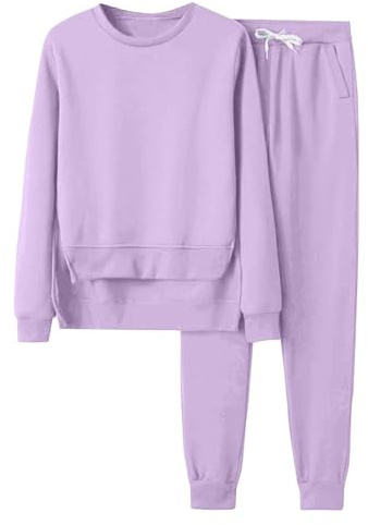 Tuta da donna in due pezzi, con cappuccio e pantaloni della tuta stampati, con tasche a marsupio, 01_oro rosa, S