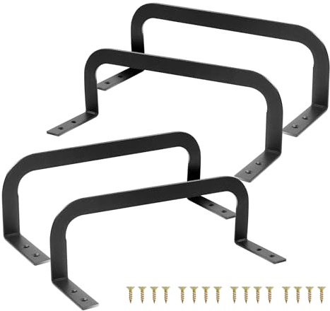 TIHOOK Matratzenhalter für Bettrahmen rutschfeste, 4 STK Matratzen Halterung, Metallkonstruktion, für Verschiedene Bettrahmen, Einfache Installation, Gegen für 10–30 cm Große Matratzen