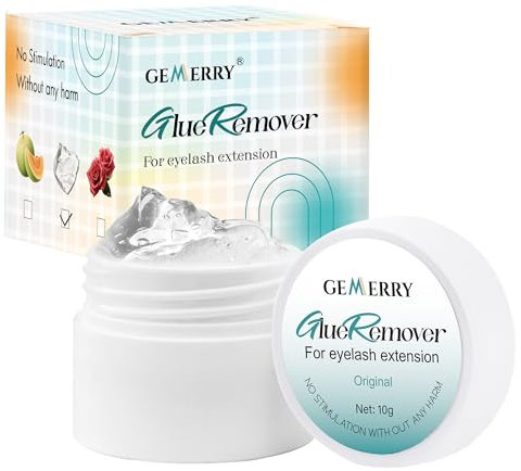 GEMERRY Wimpernkleber Entferner Creme 10 g Wimpernverlängerungs Entferner Remover Wimpernkleber professioneller Wimpernkleber schnell wirkend lash remover wimpernverlängerung(Geschmacklos-10g)