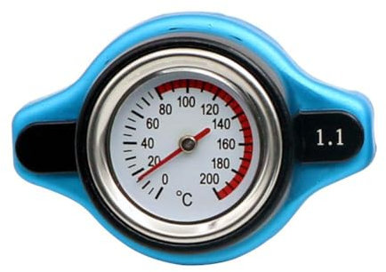 Thermost Kühler-Tankabdeckung, Wassertemperaturanzeige, 0,9 bar, 1,1 Bar, 1,3 Bar, Kopf, kleine oder Abdeckung, Rennauto-Tankabdeckung, große Wasserstange, Tankkappen, Bar 1,3 hohe Kappen