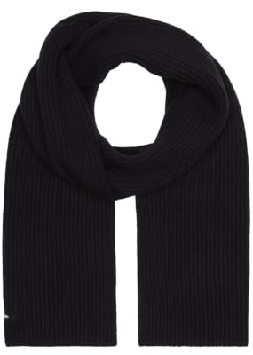 Calvin Klein Jeans – Schal mit ikonischem Namen Calvin Klein Baumwolle schwarz, Schwarz