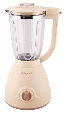 Tognana Iridea, Frullatore Elettrico, Vetro-Plastica-Acciaio Inox, Champagne