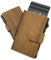 YESIIW Slim Wallet mit Extra Große Kapazität Pop-up kartenportmonai Herren für 10 Karten, Portmonee Heren mit Münzfach, Ausweisfenster &12+ Geldscheinfach, Geldbörse Herren mit RFID Schutz (Braun)