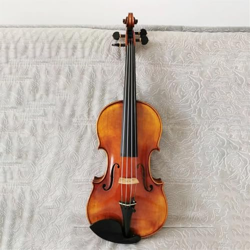 Anfänger Violin Vintage Violine Fichte Violine 4/4 Kräftiger Ton Retro Lack Gelb Rot Violino Mit Koffer(A)