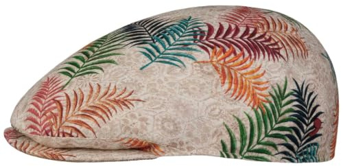 Alfonso D’Este Ferano Leinen Flatcap Schirmmütze Schiebermütze Herren - Made in Italy mit Schirm, Futter Frühling-Sommer Sommer