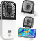 Dealswin Handventilator Mini Ventilator 4 Regler USB Ventilator Klein Aufladbar Portable Hand Kleiner Ventilatoren Taschenventilator 3000mAh Akku Handheld Fan für Büro Zuhause Outdoor (Schwarz)