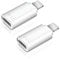 Puiseno 2 Stück Lightning Stecker auf USB c Adapter OTG Unterstützung für Kopfhörer Audio/Laden/Datenübertragung Kompatibel mit iPhone 14/13/12/11 Pro Max/iPad/iPod/AirPods