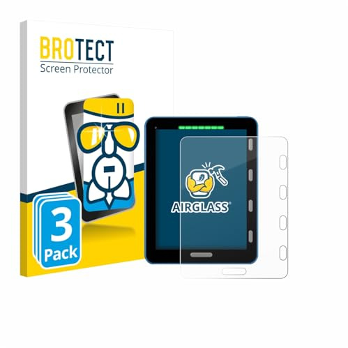 BROTECT Schutzglas für Vakaros Atlas 2 / Edge | 3 Stück Transparenter Displayschutz Made in Germany Schutzfolie Panzer Folie Glas 9H Anti-Fingerprint Einfache Montage Clear