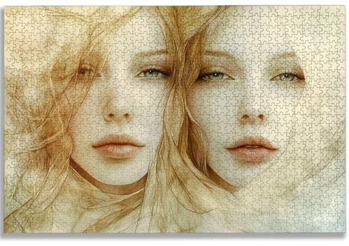 Puzzle 3000 Teile Anime, Puzzle 3000 Teile Erwachsene, Holzpuzzle Erwachsene mit Exquisiter Verpackungsbox, Klassische Puzzles Schönheit für Die Ganze Familie, Groß Puzzles für Geschenke, Dekor, -2023