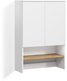 Livinity Waschmaschinenschrank Paolina, Weiß/Artisan, 68 x 100.4 cm