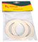Sanfor Junta Goma Plana para Cafetera Bra exprés 6 Tazas Paquete 2 Unidades | Caucho | Blanco | 7,2 x 7,2 x 1 cm