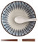 Ramen Porzellan Suppenschale Set TOKUSA aus Japan Suppenschüssel inkl. Porzellan Löffel und Essstäbchen Ø 20,5 cm, H 8 cm