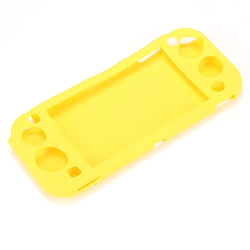 RDFJ Coque de protection en silicone pour Nintendo Switch Lite Jaune