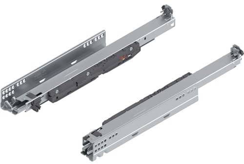 Blum Vollauszug Movento Blumotion S, Belastbarkeit 40 kg, 450 mm, Nylon und Metall, Unter Montage, Schubladenauszug
