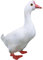 LOVIVER Taubenschreck Vogelschreck Taubenabwehr Vogelabwehr Vogel Figur Dekofigur - Gans