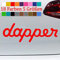 Dapper Sticker Auto Kleber Szene Sticker Decal JDM Shocker in 18 Farben31-Rot 29x10cm