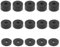 15pcs M8 Entretoise de Rondelle d'entretoise Épaisseurs Différentes pour Absorber l'impact, 26x15mm 26x10mm 26x5mm 5pcs chaque taille