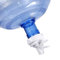 1Pc Plastic Spigot Water Replacement Bottle Top Valve, Faucet Dispenser Simple Device for 48MM Screw-on Type Top Water Jugs (White) Camping Counter Home Use Includes Lid Dirt Protector