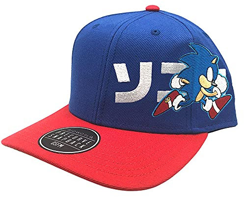 Sonic Kanji Pre-Curved Bill Erwachsene Snapback Cap Mehrfarbig, mehrfarbig, Einheitsgröße