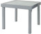 ib style® Diplomat Mesa Extensible | Mesa de jardín Premium | Aluminio | Tapa de Cristal | Plata Mate | 90-180 cm