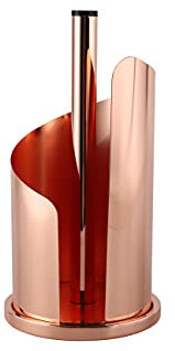 Echtwerk Küchenrollenhalter, Rollenhalter für Küchentücher, Papierrollenhalter aus Edelstahl, einfaches Abreißen, benutzerfreundlich, stehend, robust, Kupfer-Edition, 15,5 x 33 cm