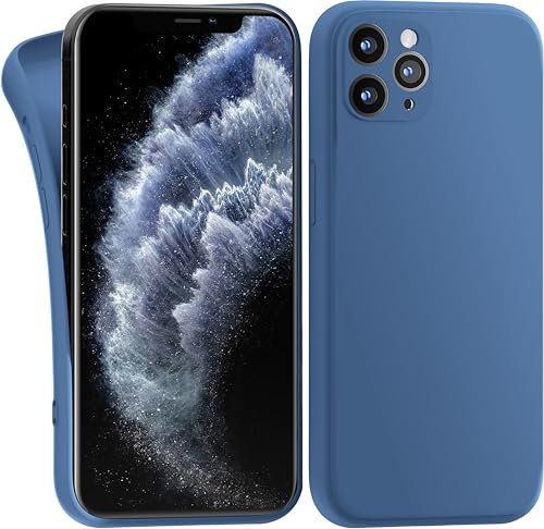 MyGadget Case for iPhone 11 Pro Max - Cover Ultra Thin TPU - Soft Touch Rubber & Anti-Scratch Shell - Flexible Silicone - Matte Dark Blue