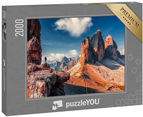 puzzleYOU: Puzzle 2000 Teile „DREI Zinnen, Dolomiten, Italien“