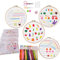 Stickerei Anfänger Stich Übungssatz, 4 Stickerei Starter Kits, lernen Sie 30 verschiedene Stichtechniken für Handwerksbegeisterte, um Stoff von Hand zu nähen und Stickerei Fähigkeiten zu lernen
