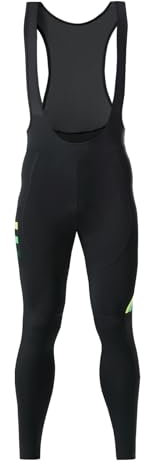 Santic Salopette Ciclismo Uomo Lunga Ciclismo Pantaloni Imbottiti Verde EU XL