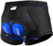 X-TIGER Herren Radunterhose Fahrradhosen mit 5D Sitzpolster Fahrrad MTB Unterwäsche Pro Bike Boxer Größe Kurze Hosen