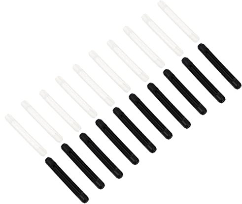 Healifty 20 Paires Housse Anti-dérapante Pour Lunettes Coussinets De Temple De Lunettes Pointe Des Branches De Lunettes Porte-lunettes Fourmi-lunettes Pad Protège-bras Oreille Gel De Silice