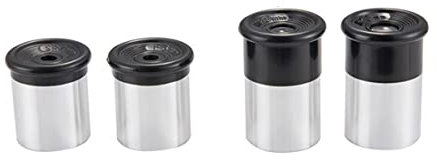 JUIYU Teleskop-Zubehör-Set 4PCS/Set Astroteleskop Zubehör H20mm H12.5mm H6mm SR 4mm 0.96 Zoll 24.5mm Okular Teleskop-Kamera