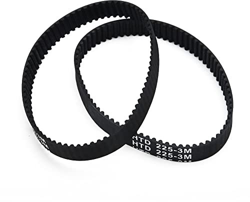 URPIZY 2 x Hobel-Antriebsriemen Ersatz-Hobelzahn-Antriebsriemen für Bosch Zahnriemen für PBS 75 & PBS 75 E Ersatzteil, 1604736005