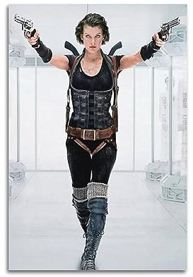 VZRSQZK Filmposter Resident Evil, dekoratives Gemälde, Leinwand-Wandposter und Kunstdruck, modernes Familienschlafzimmer-Dekor-Poster, 20 x 30 cm