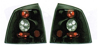 Autoteile Gocht Tuning Heckleuchte Rückleuchte Rücklicht Schwarz Glasklar Kompatibel mit Opel Astra G CC T98 98-09