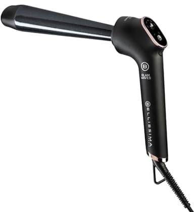 Bellissima Glam Waves Curling Wand – Ceramic Coating, 25mm Barrel for Soft Waves & Natural Curls, Fast Heat-Up, Adjustable Temperature, Perfect for Long & Short Hair, Professional Styling Tool