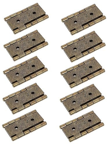 Hemobllo Lot De 10 Charnières De Placard En Fer Charnières De Porte En Fer Huilé Charnières Décran Lisses Robustes Et Silencieuses