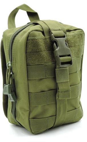 TacFirst Molle Bag T315 Gürteltasche EDC Pouch Militär, Rettungdienst (Tac Oliv, 2.5L)