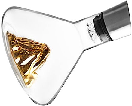 MAGICLULU 1pc Iceberg Decanter Fast Decanter Whiskey Glasses Wine Pitcher Glass Bottle Wine Pourer Aerator Liquor Bottle Decanter U Shape Wine Decanter Pool Table Red Crystal Wine Bevel