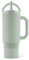 Ello Port 30oz Tumbler with Carry Loop & Integrated Handle | Vacuum Insulated Stainless Steel Reusable Water Bottle Travel Mug | Leak Proof Lid | Flexible Straw | BPA-Free | Dishwasher Safe | Sage