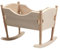Kleine Wiege Puppe Miniatur-Wiegendekor Miniatur-Hausmöbel Miniatur Krippe Miniatur-Wiegenbett holzkrippen holzbetten holzlege holzbeet Miniatur-Holzwiegen Miniatur Wiege VICASKY