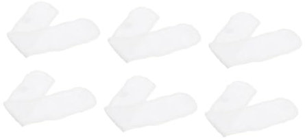 GREENADSCAPE 6stücke Nabelschnurpflege Für Neugeborene Baumwollbauchgurt Waschbar Hautfreundlich Weiß